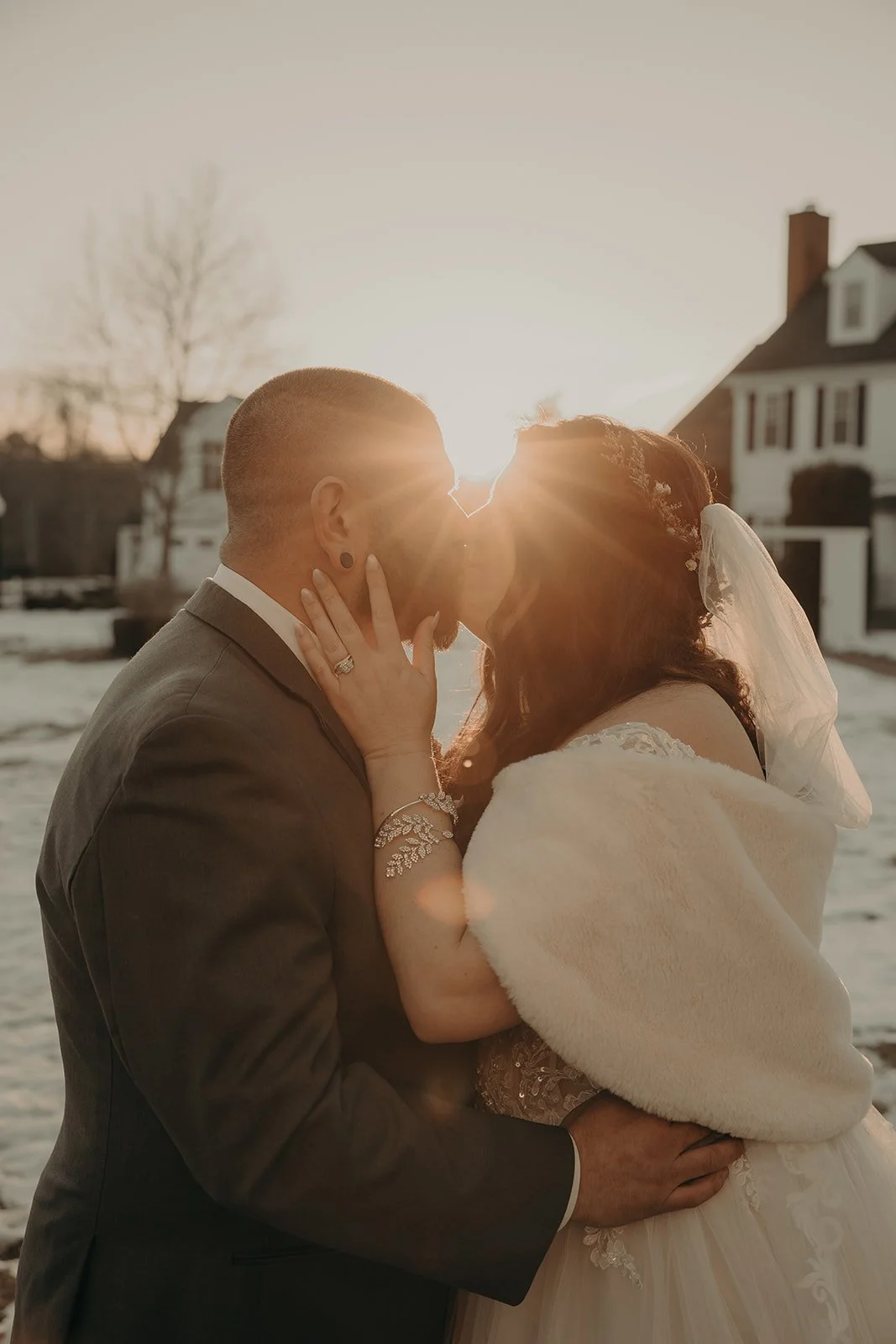 A Cozy Winter Wedding at Five Bridge Inn